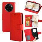 For Realme 14 Pro+ 5G Crystal Texture Leather Phone Case(Red) - 1
