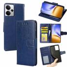 For Realme 14 5G Global Crystal Texture Leather Phone Case(Royal Blue) - 1