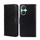 For vivo Y27 4G Crystal Texture Leather Phone Case(Black) - 1