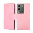 For vivo V29e 5G Crystal Texture Leather Phone Case(Pink) - 1