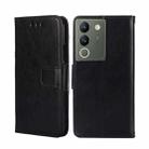 For vivo V29e 5G Crystal Texture Leather Phone Case(Black) - 1