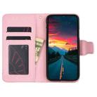 For vivo Y03 4G Crystal Texture Leather Phone Case(Pink) - 3