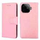 For vivo iQOO Z9 Turbo Crystal Texture Leather Phone Case(Pink) - 1