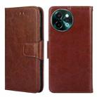 For vivo Y38 5G / T3x Global Crystal Texture Leather Phone Case(Brown) - 1