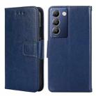 For vivo Y100 5G IDN Crystal Texture Leather Phone Case(Royal Blue) - 1