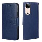 For vivo S19 Crystal Texture Leather Phone Case(Royal Blue) - 1