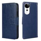 For vivo S19 Pro Crystal Texture Leather Phone Case(Royal Blue) - 1