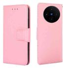 For vivo X100s Crystal Texture Leather Phone Case(Pink) - 1