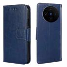 For vivo X100s Crystal Texture Leather Phone Case(Royal Blue) - 1