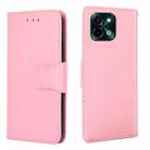 For vivo Y28 4G Crystal Texture Leather Phone Case(Pink) - 1