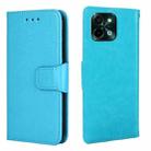 For vivo Y28 4G Crystal Texture Leather Phone Case(Sky Blue) - 1