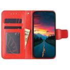 For vivo X200 Pro 5G Crystal Texture Leather Phone Case(Red) - 3