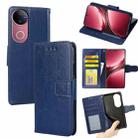 For vivo V50 5G Crystal Texture Leather Phone Case(Royal Blue) - 1