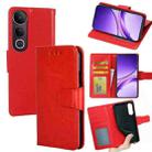 For vivo V50 Lite 5G Crystal Texture Leather Phone Case(Red) - 1