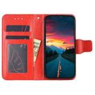 For vivo Y39 5G Global Crystal Texture Leather Phone Case(Red) - 3
