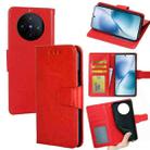 For vivo X200s 5G Crystal Texture Leather Phone Case(Red) - 1