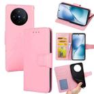 For vivo X200s 5G Crystal Texture Leather Phone Case(Pink) - 1