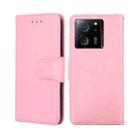 For Xiaomi Redmi K60 Ultra Crystal Texture Leather Phone Case(Pink) - 1