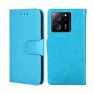 For Xiaomi Redmi K60 Ultra Crystal Texture Leather Phone Case(Sky Blue) - 1