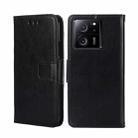 For Xiaomi Redmi K60 Ultra Crystal Texture Leather Phone Case(Black) - 1