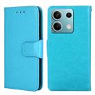 For Xiaomi Redmi Note 13 4G Crystal Texture Leather Phone Case(Sky Blue) - 1