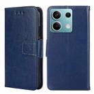 For Xiaomi Redmi Note 13 4G Crystal Texture Leather Phone Case(Royal Blue) - 1