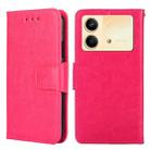 For Xiaomi Redmi Note 13R Pro 5G Crystal Texture Leather Phone Case(Rose Red) - 1