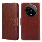 For Xiaomi 14 Ultra 5G Crystal Texture Leather Phone Case(Brown) - 1