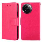 For Xiaomi Civi 4 Pro Crystal Texture Leather Phone Case(Rose Red) - 1