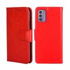 For Nokia G42 5G Crystal Texture Leather Phone Case(Red) - 1