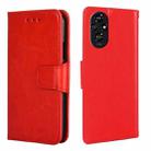 For Honor 200 5G Crystal Texture Leather Phone Case(Red) - 1