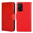 For Honor 200 Lite 5G Global Crystal Texture Leather Phone Case(Red) - 1