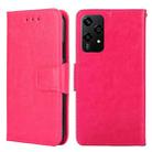 For Honor 200 Lite 5G Global Crystal Texture Leather Phone Case(Rose Red) - 1