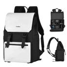 Cwatcun D79 Camera Backpack Multi-Functional Camera  Dual Shoulders Bag, Size:40.5 x 28 x 17.5cm Small(Black White) - 1