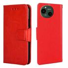 For Sharp Aquos R9 Crystal Texture Leather Phone Case(Red) - 1