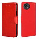 For Sharp Aquos Wish Crystal Texture Leather Phone Case(Red) - 1