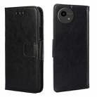 For Sharp Aquos Wish Crystal Texture Leather Phone Case(Black) - 1