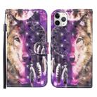 For iPhone 11 Pro 3D Painted Pattern Horizontal Flip Leather Case with Holder & Wallet & Card slot & Lanyard(Wind Chime Wolf) - 1