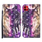 For iPhone 11 3D Painted Pattern Horizontal Flip Leather Case with Holder & Wallet & Card slot & Lanyard(Wind Chime Wolf) - 1