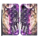 For iPhone XR 3D Painted Pattern Horizontal Flip Leather Case with Holder & Wallet & Card slot & Lanyard(Wind Chime Wolf) - 1