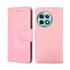 For OnePlus Ace 2 Pro Crystal Texture Leather Phone Case(Pink) - 1