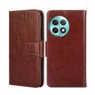 For OnePlus Ace 2 Pro Crystal Texture Leather Phone Case(Brown) - 1