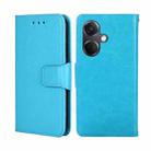 For OnePlus Nord CE3 5G Crystal Texture Leather Phone Case(Sky Blue) - 1