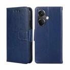 For OnePlus Nord CE3 5G Crystal Texture Leather Phone Case(Royal Blue) - 1