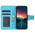 For OnePlus Nord CE 4 Lite 5G Crystal Texture Leather Phone Case(Sky Blue) - 3