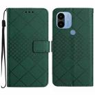 For Xiaomi Redmi A1+/ A2+/Poco C50 4G Rhombic Grid Texture Leather Phone Case(Green) - 1