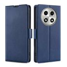 For OPPO A2 Pro 5G Ultra-thin Voltage Side Buckle Horizontal Flip Leather Phone Case(Blue) - 1