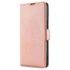 For OPPO Reno12 5G Global Ultra-thin Voltage Side Buckle Horizontal Flip Leather Phone Case(Rose Gold) - 2