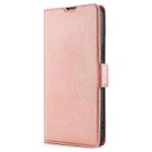 For OPPO Reno12 F 5G Ultra-thin Voltage Side Buckle Horizontal Flip Leather Phone Case(Rose Gold) - 2