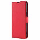 For OPPO Reno12 F 5G Ultra-thin Voltage Side Buckle Horizontal Flip Leather Phone Case(Red) - 2
